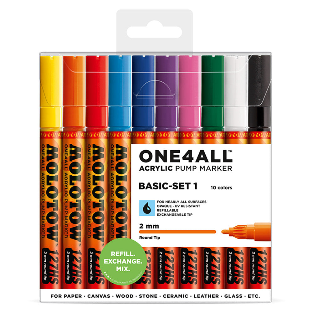 Molotow ONE4ALL 127hs Basic Kit 1 (set of 10)