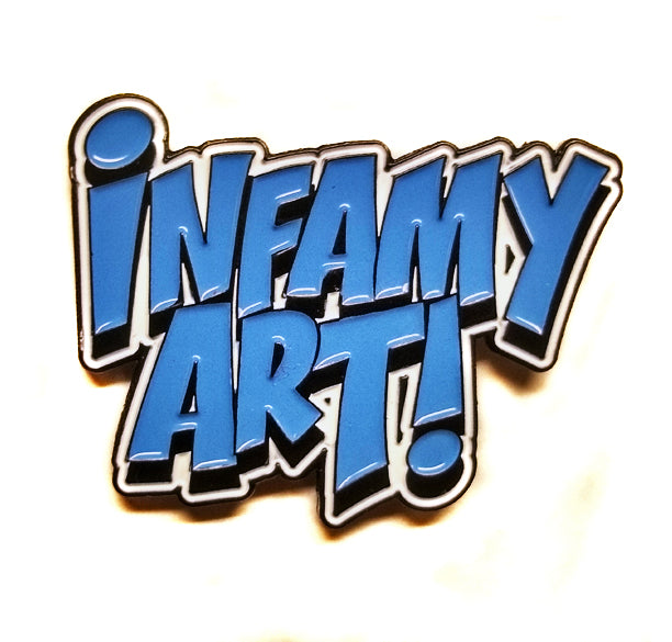 Infamy Art Logo Enamel Pin