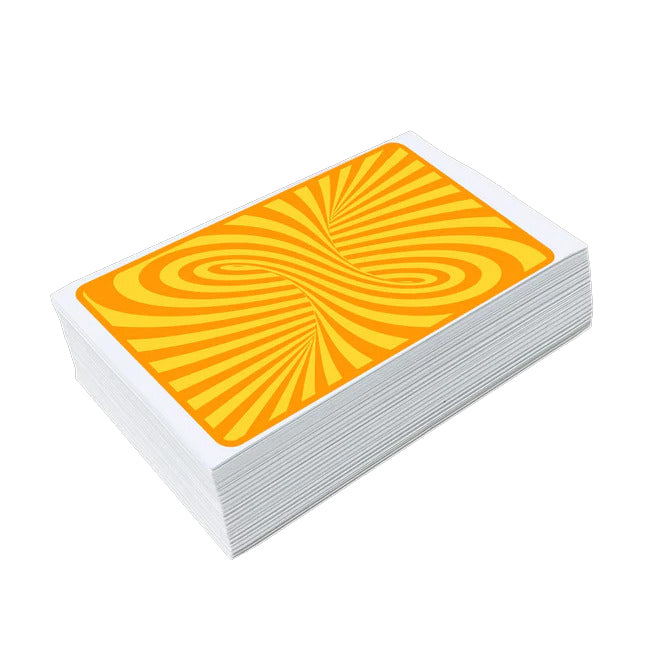 Blank Slaps Egg Shell Sticker Pack - Orange Swirl