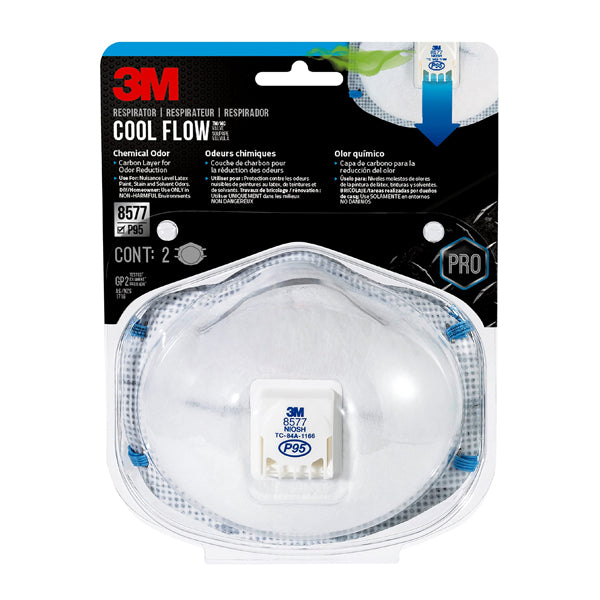 3M Cool Flow Respirator P95 pack of 2