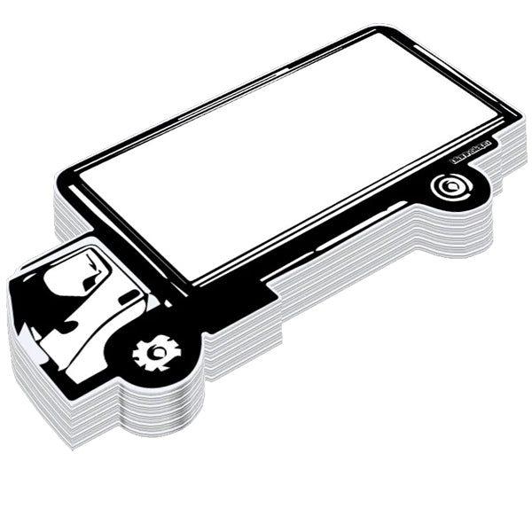 Blank Slaps Egg Shell Sticker Pack  - Box Truck Blanks