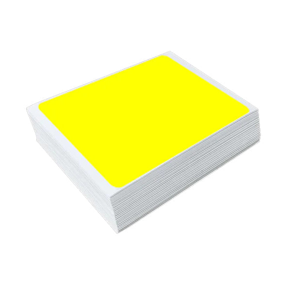 Blank Slaps Egg Shell Sticker Pack - Jumbo Yellow