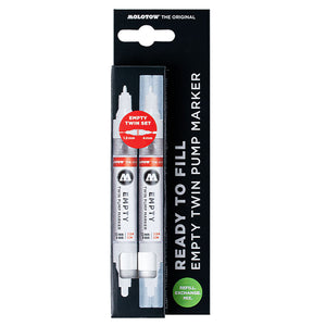 Molotow 224EM Twin Pump Empty Marker Set