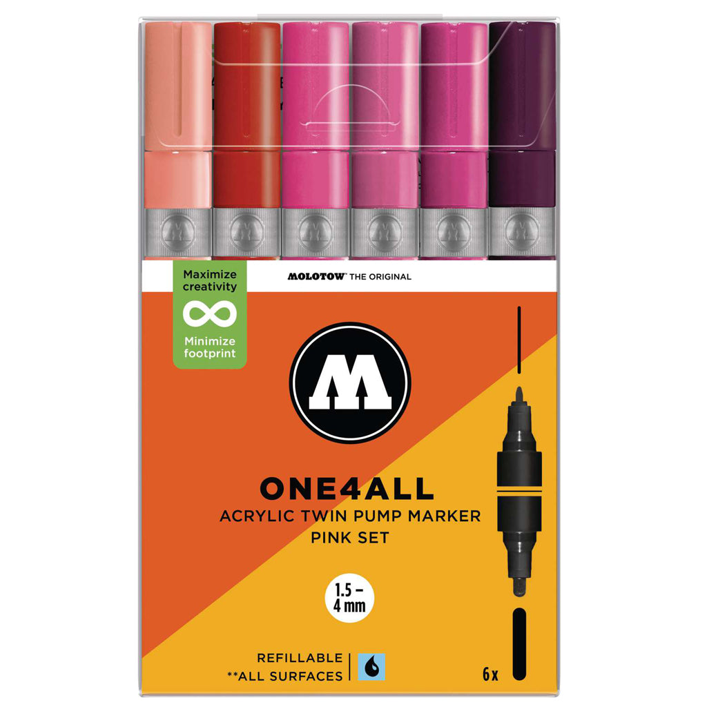 Amazon | MOLOTOW ONE4ALL アクリルツインポンプマーカー メイン