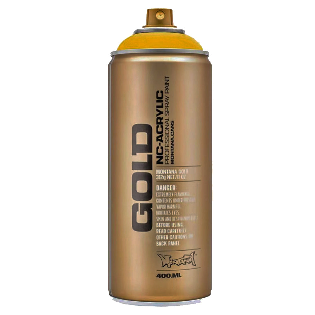 Montana GOLD Acrylic Spray Paint 400ml Shock Orange Dark