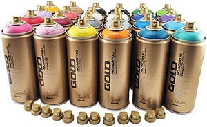Montana Gold Premium Spray Paint 400ml Master Set
