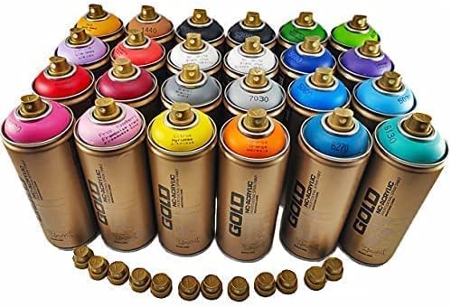 Montana Gold Premium Spray Paint 400ml Master Set
