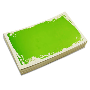 Infamy Eggshells Blank Sticker Pack - Lime Grunge