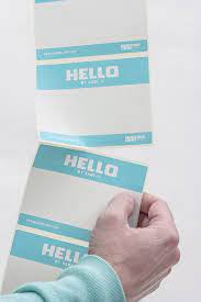 Montana Cans "HELLO MY NAME IS" Sticker Roll of 500