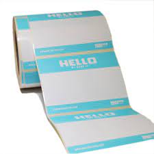 Montana Cans "HELLO MY NAME IS" Sticker Roll of 500