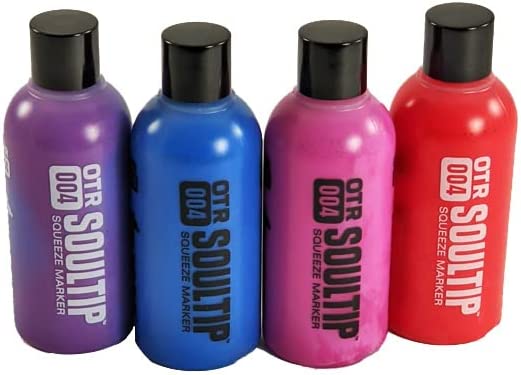 OTR.004 Soultip Paint Squeeze Marker Set of 4 - Creative Colors