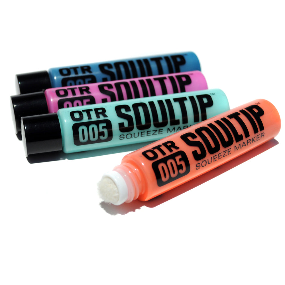 OTR .005 Soultip Squeeze Marker Set of 4 - Funky Colors