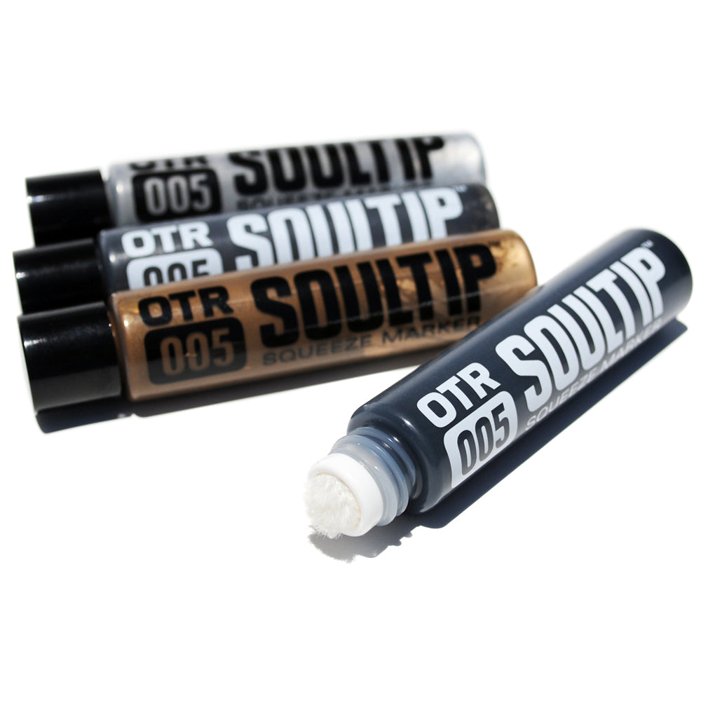 OTR .005 Soultip Squeeze Marker set of 4 - Metallic Colors