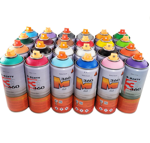 Loop Spray Paint Set of 24 400ml Cans - Master Color Set - InfamyArt