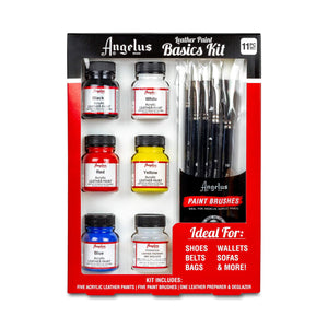Angelus Leather Acrylic Paint Basics Kit