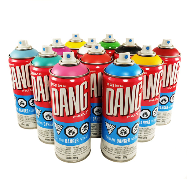DANG spray paint set of 12 main colors