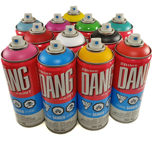  Loop Spray Paint Set of 12 400ml Cans - Popular Colors