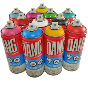 DANG spray paint set of 12 main colors