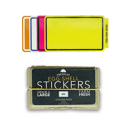 Egg Shell Sticker "Line Border Mixed" Pack - 80pcs - InfamyArt