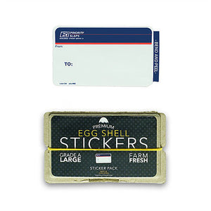 Egg Shell Sticker "Priority Blanks" Pack - 80pcs - InfamyArt - 2