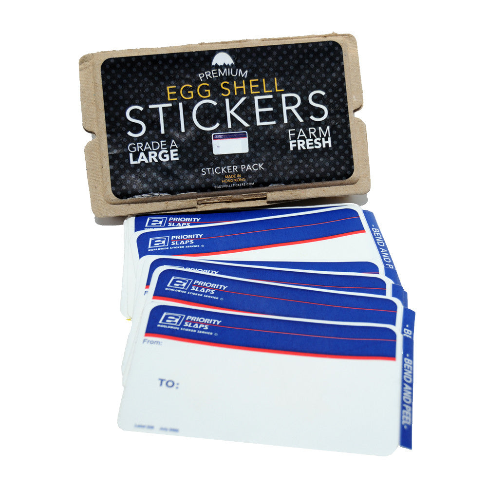 Egg Shell Sticker "Priority Blanks" Pack - 80pcs - InfamyArt - 5