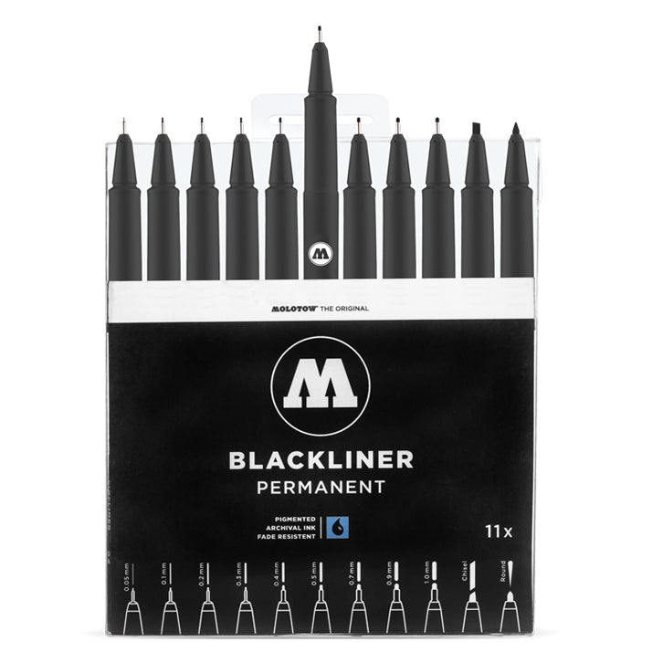 MOLOTOW BLACKLINER Complete Set