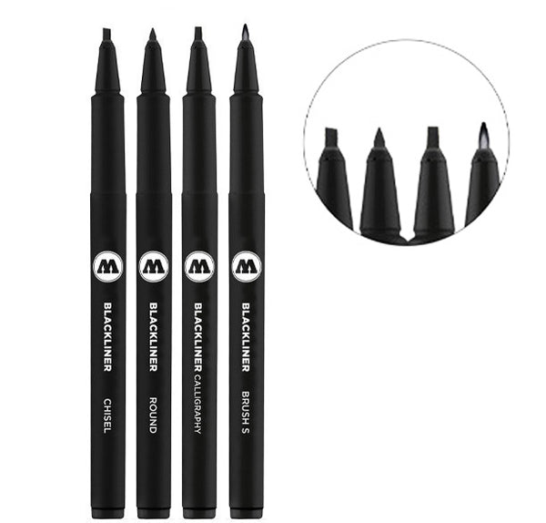 Molotow Blackliner Calligraphy Marker - (0.05mm-1mm )