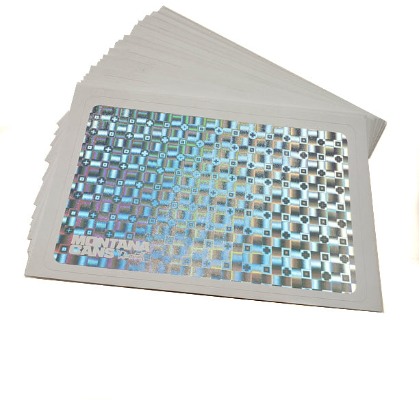 Montana Cans Eggshell 3D Hologram Stickers Pack of 50
