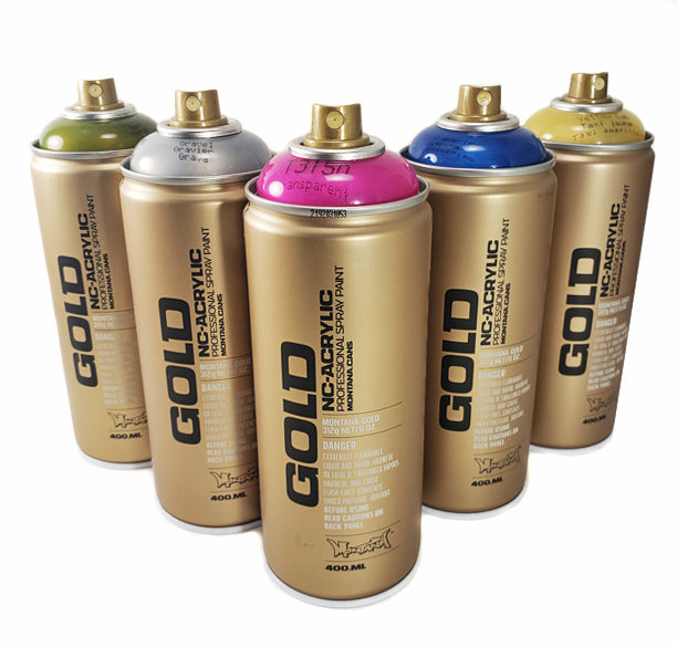Montana Gold Transparent Spray Paint 400ml