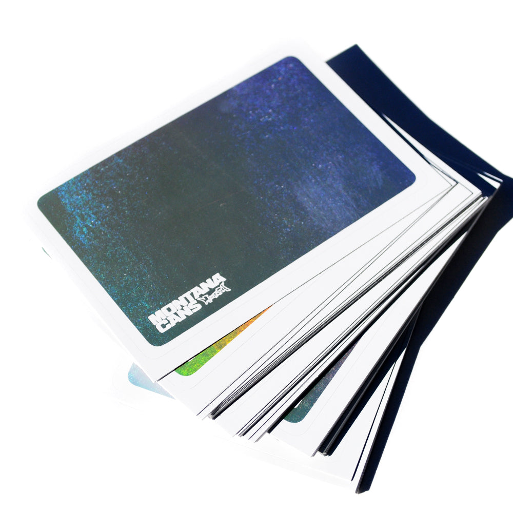 Montana Cans Logo Eggshell Hologram Stickers Pack of 50