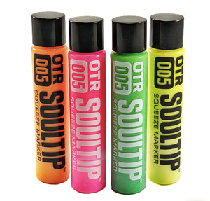 OTR .005 Soultip Squeeze Marker Set of 4 - Flourescent Colors