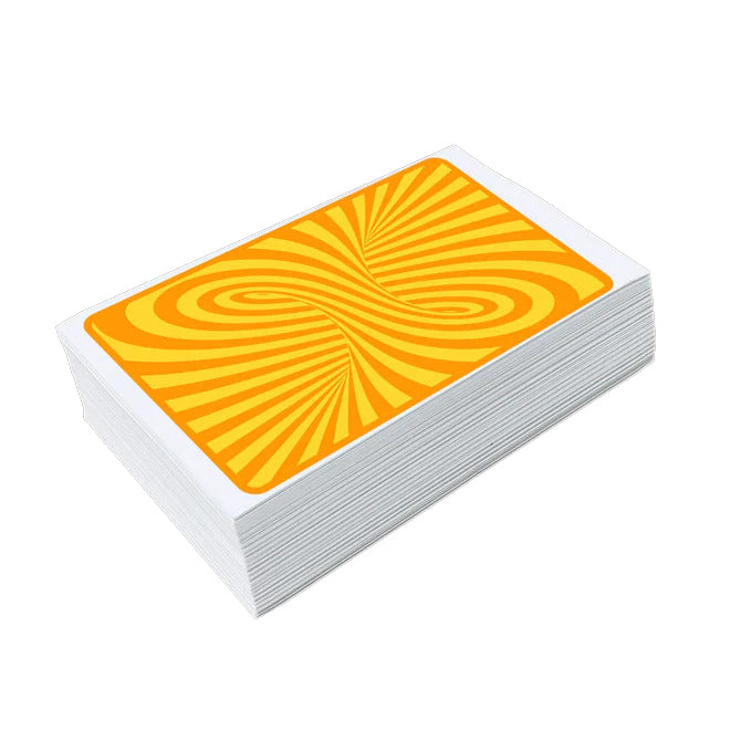 Blank Slaps Egg Shell Sticker Pack - Orange Swirl