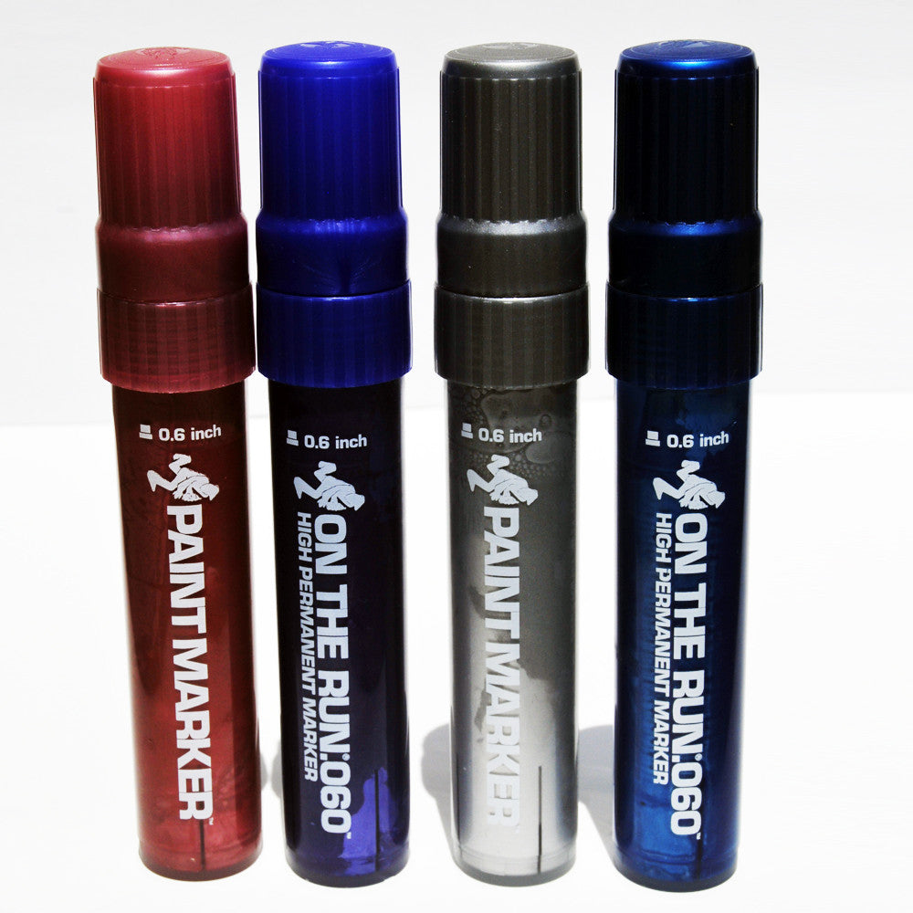 On The Run OTR Metallic Permanent Jumbo Paint Marker Set of