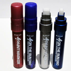 On The Run - OTR .060 Metallic Permanent Jumbo Paint Marker Set of 4