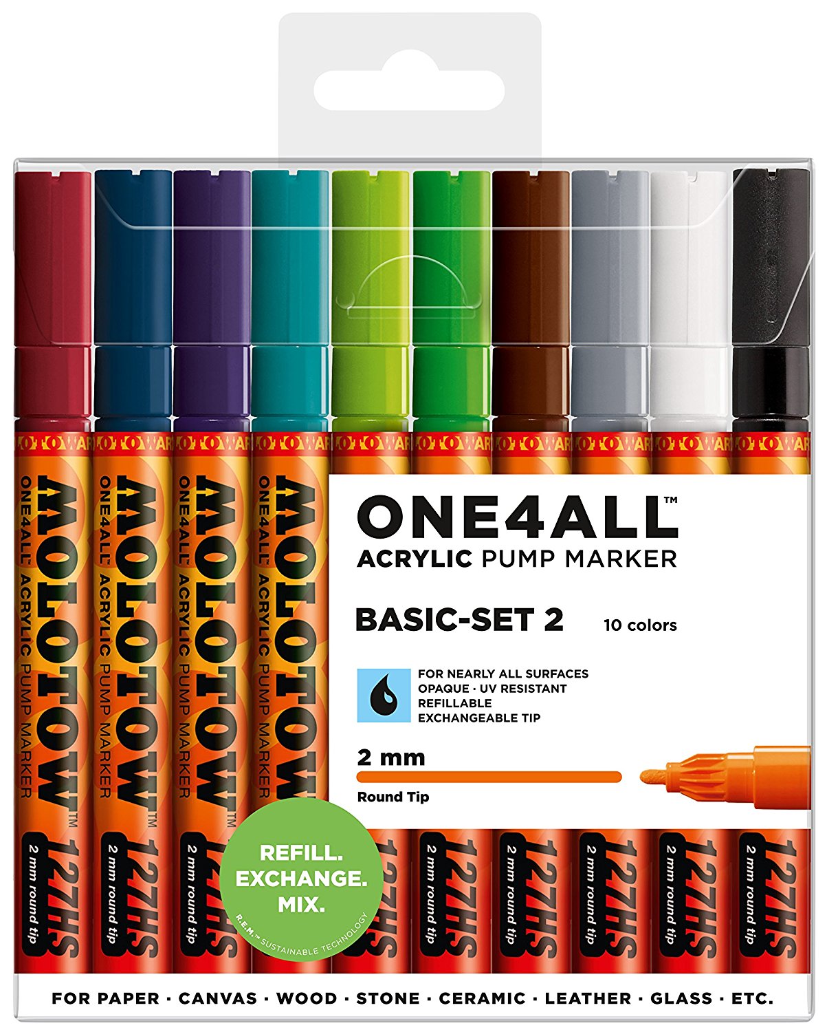 Molotow ONE4ALL 127hs Basic Kit 2 (set of 10)
