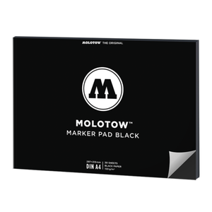 Molotow A4 Landscape Black Pages Marker Pad