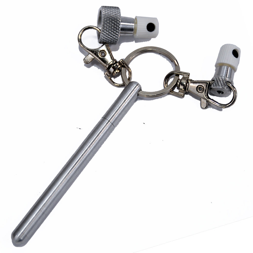 Classic Metal Scriber and Rusto Adapter Keychain Set - InfamyArt