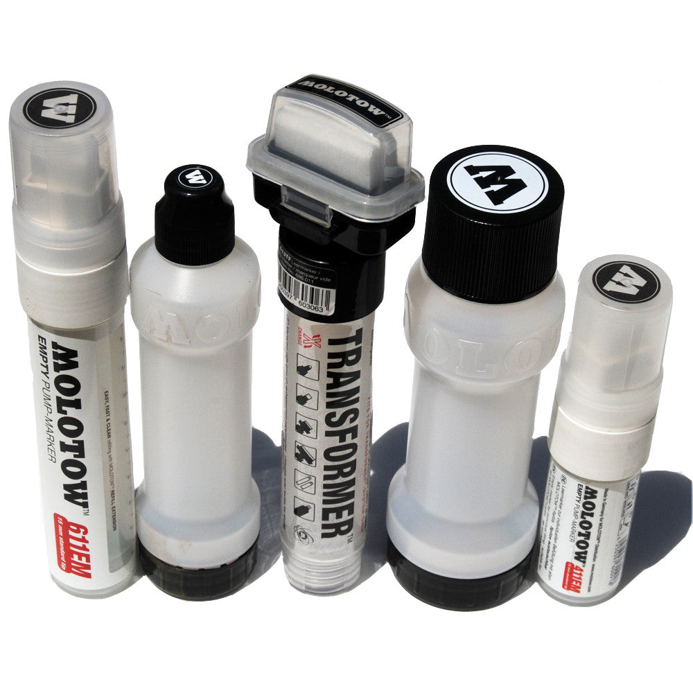 Molotow Premium Empty Refillable Marker Set of 5 - InfamyArt - 1